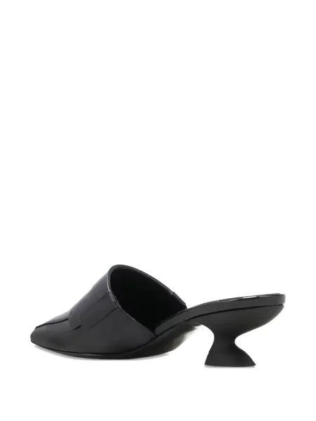 Papuci tip mules Ferragamo negru
