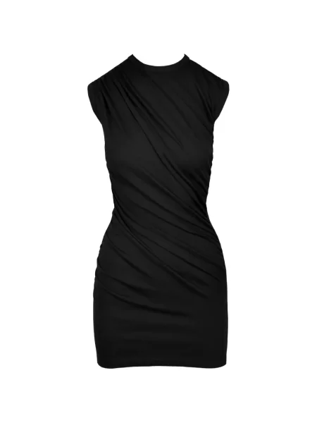 Rochie mini Ioana Ciolacu cu volane negru