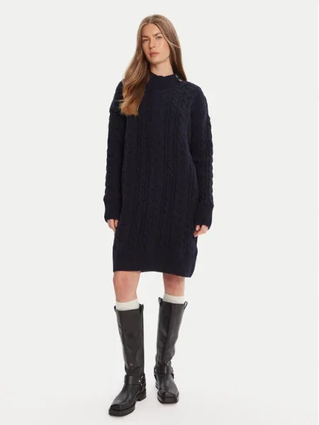 Barbour Rochie tricotată Belford Bleumarin