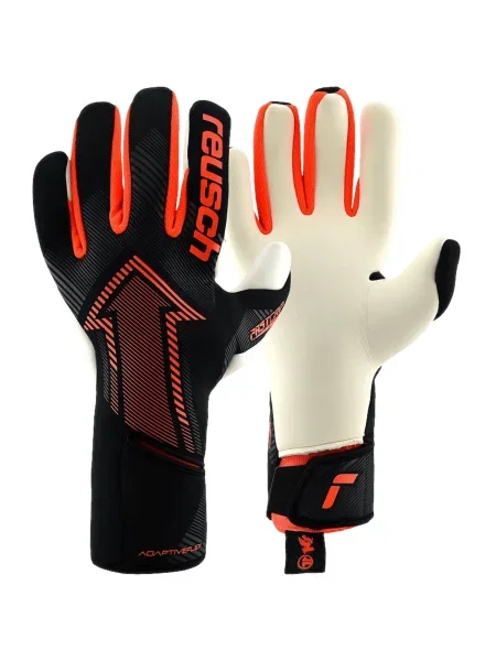 REUSCH Športne rokavice Fastgrip Gold rdeča / črna / volneno bela