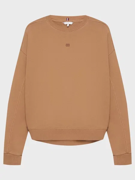 Махровый свитшот Tommy Hilfiger коричневый