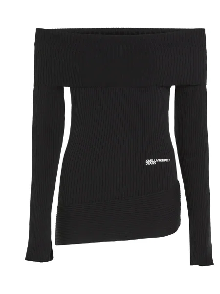 KARL LAGERFELD JEANS Tricou negru alb