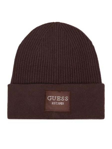 Kepurė Guess Tamsiai ruda