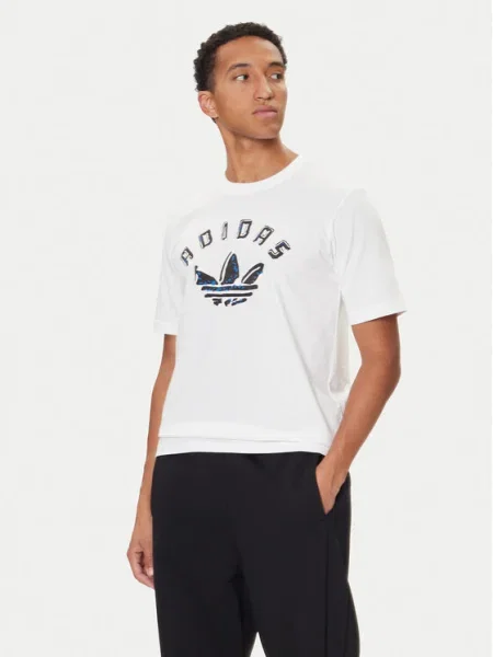 Тениска adidas Graphic T-Shirt White XL бяло