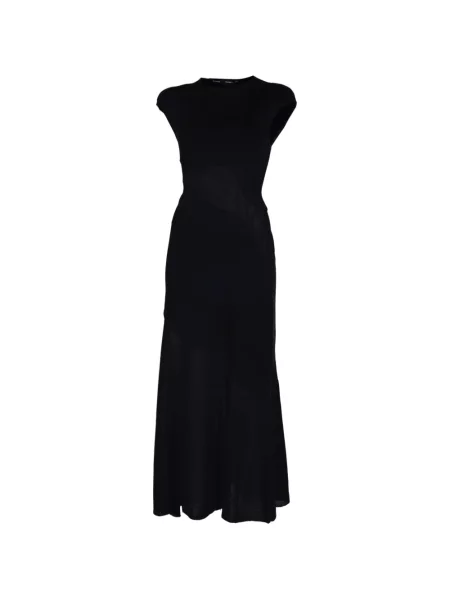 Rochie maxi Proenza Schouler plasă negru