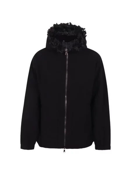 Hanorac cu glugă Noumeno Concetp cu model floral negru
