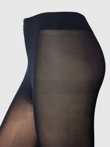 Rajstopy z dodatkiem streczu model ‘Pure Matt’ — 50 DEN Falke granatowe