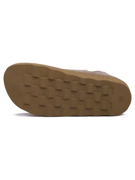 Papuče Rohde s leopard uzorkom siva