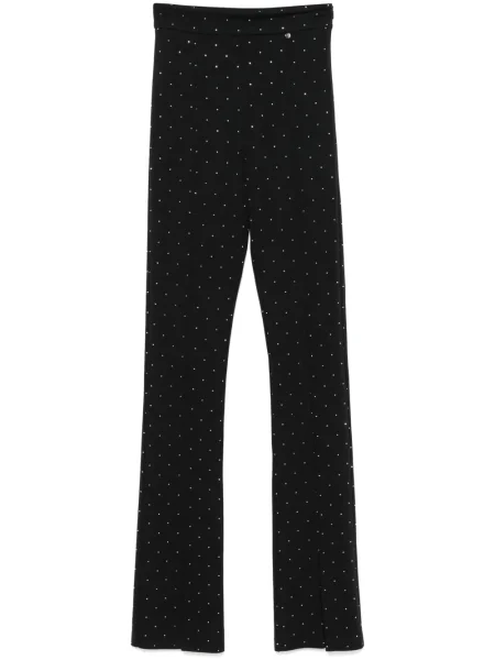 Pantaloni Nissa de cristal negru