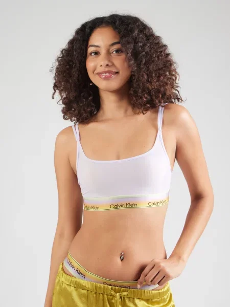 Bez podšívky bralet Calvin Klein Underwear fialová