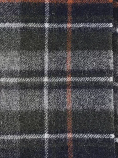 Fular Barbour în carouri albastru