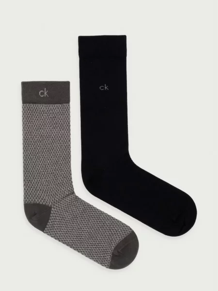 Calvin Klein ponožky pánske s bavlnou zelená