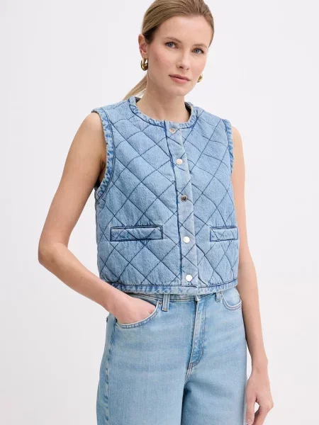 Morgan bezrękawnik jeansowy niebieska