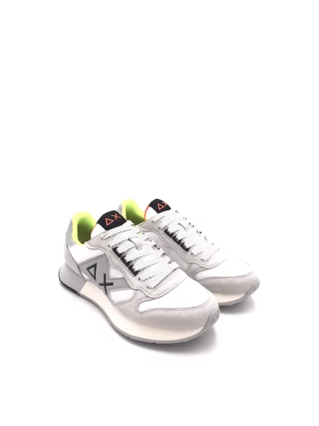Sneakersy Sun68 skórzane białe