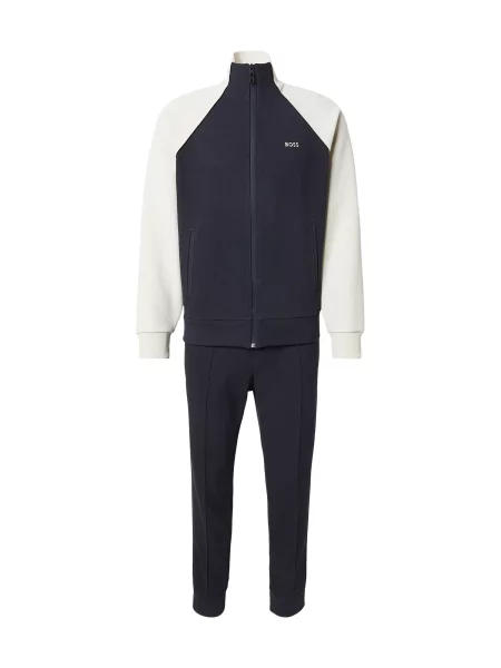 BOSS Trening bleumarin / natural alb
