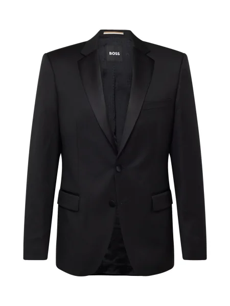 BOSS Black Poslovni suknjič črna