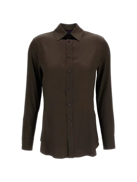 Lung cămașă Ralph Lauren Collection maro
