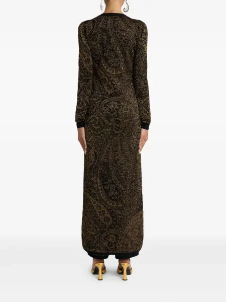 Μακρύς ζακέτα Etro paisley μαύρο