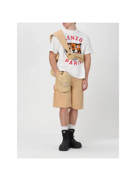 Szorty cargo Kenzo casual beżowe