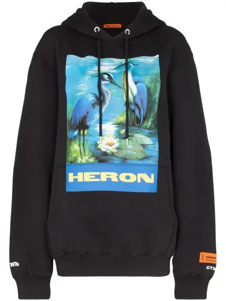 Hanorac cu glugă Heron Preston negru