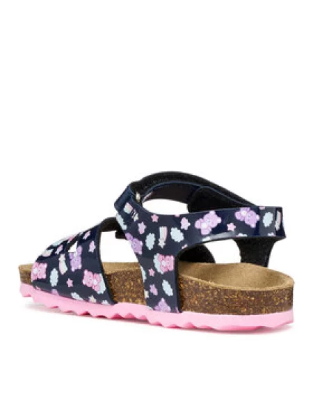 Geox Sandále B Sandal Chalki Girl M Tmavomodrá
