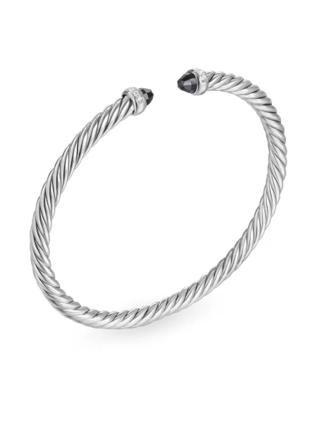 Brăţară David Yurman argintiu