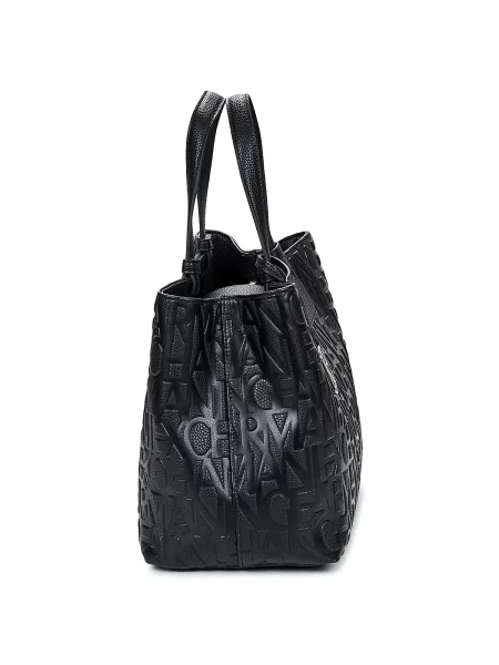 Geantă shopper Armani Exchange negru