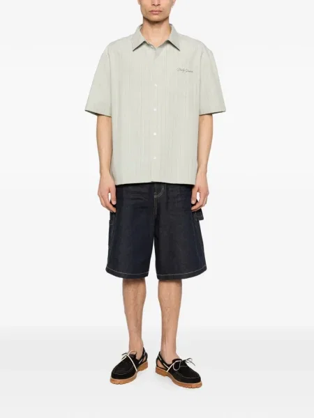 Pruhovaná košile Daily Paper zelená