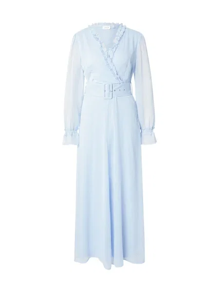 VILA Rochie de seară VIEMMA deschis albastru