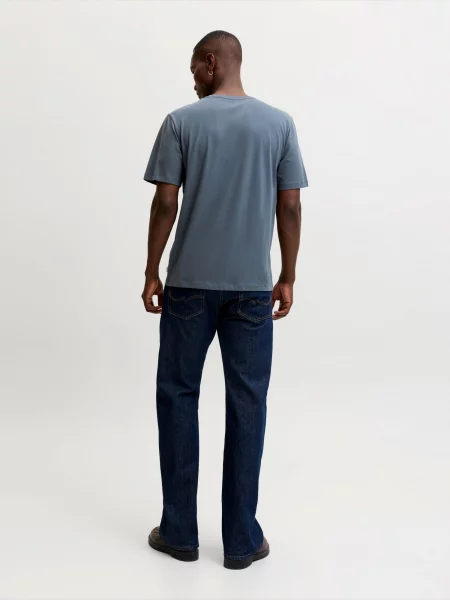 JACK & JONES Tričko JJEORGANIC tmavosivá