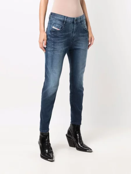 Слаб дънки skinny fit Diesel Fayza синьо