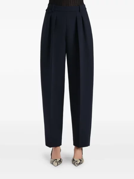 Pantaloni Khaite plisate albastru