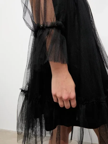 Платье мини Answear.lab клеш черное