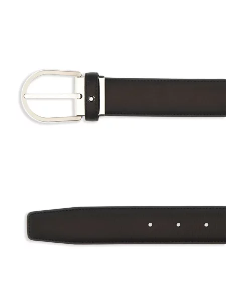 Curea Montblanc din piele gri