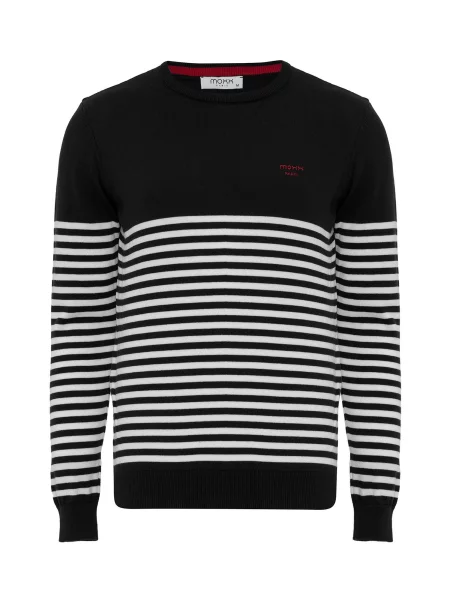 Moxx Paris Pulover roșu / negru alb