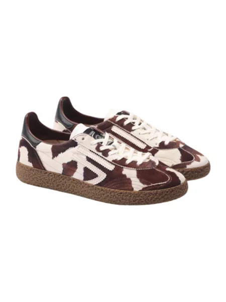Sneakersy Puraai casual brązowe