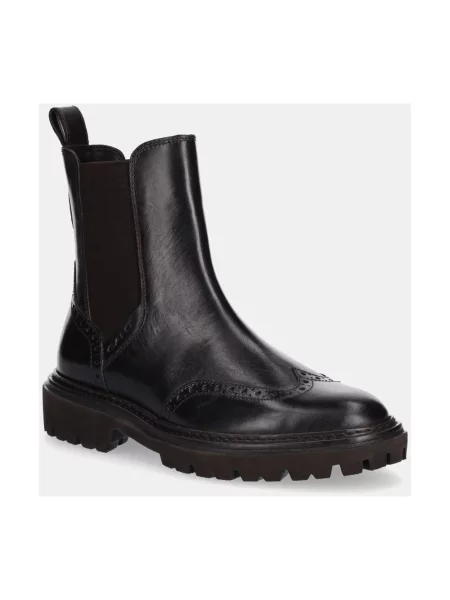 Buty do kostki Gant skórzane brązowe