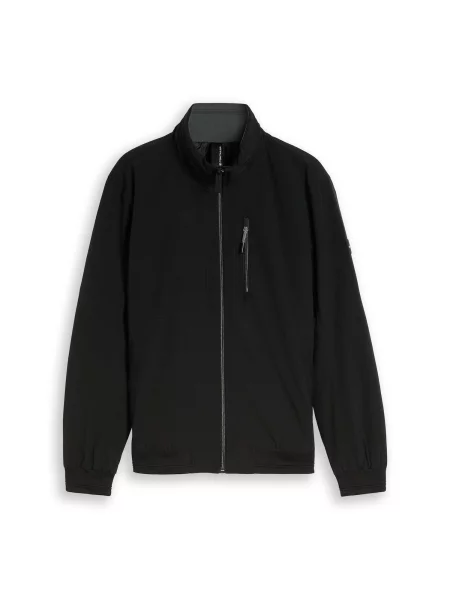 TOM TAILOR Geacă de primăvară-toamnă negru