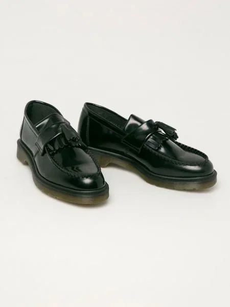 Dr. Martens Mocasini de piele Adrian negru