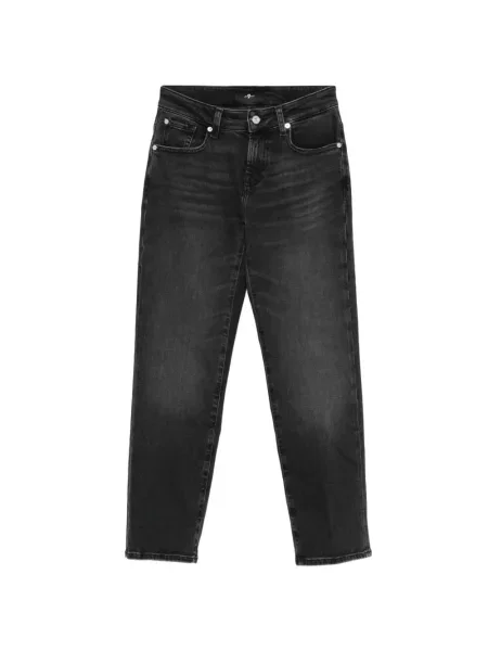Džínsy 7 For All Mankind čierna