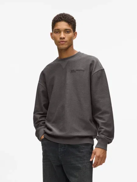 Hanorac Karl Lagerfeld Jeans negru