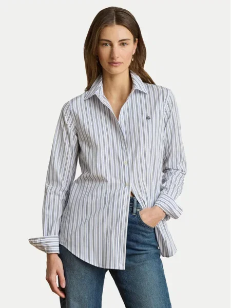 LAUREN RALPH LAUREN Cămașă deschis albastru