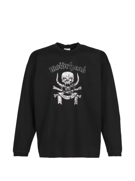 Lung tricou Vetements cu imagine negru