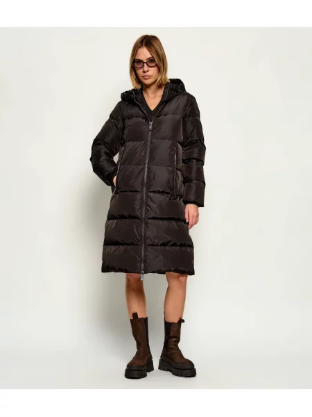 Armani Exchange De puf palton maro