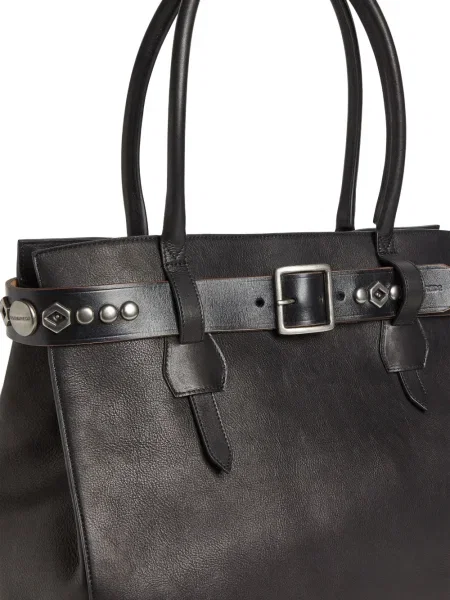 Geantă Dsquared2 din piele negru
