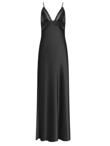 Rochie maxi L'agence din dantelă negru