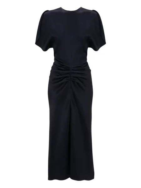 Rochie midi Victoria Beckham albastru