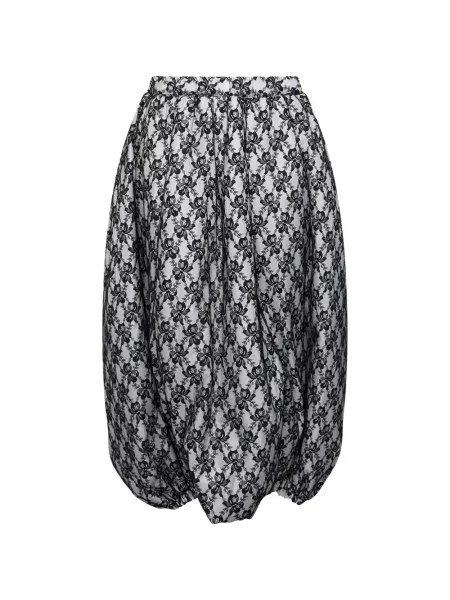 Pantaloni Comme Des Garçons din dantelă negru