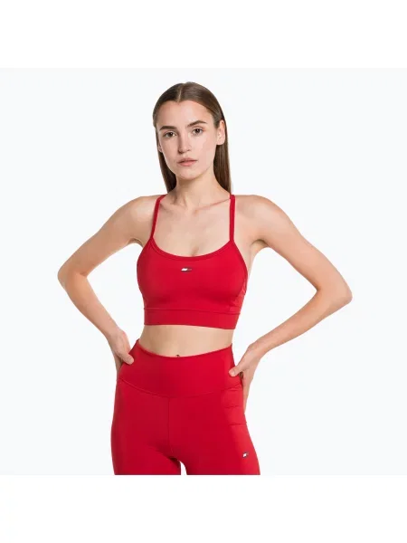 Tommy Hilfiger Essentials Low Int фитнес сутиен червен