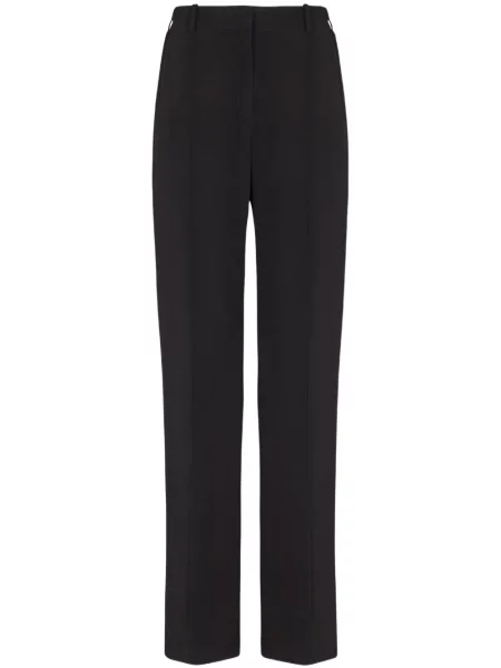 Pantaloni Balmain din crep negru
